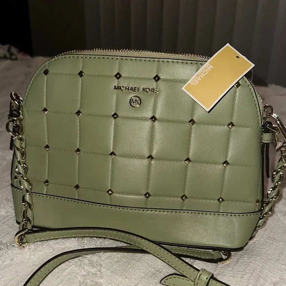 Michael Kors LG DOMME XBODY light sage Crossbody Bag